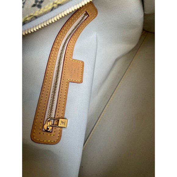 Louis Vuitton LV Mini Lin Marie Navy Monogram Satchel Handbag - Picture 8 of 11